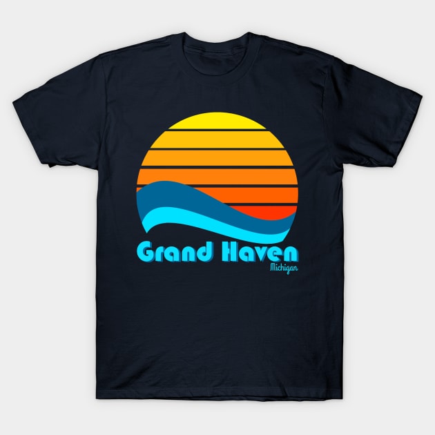 Grand Haven Michigan T-Shirt by Megan Noble